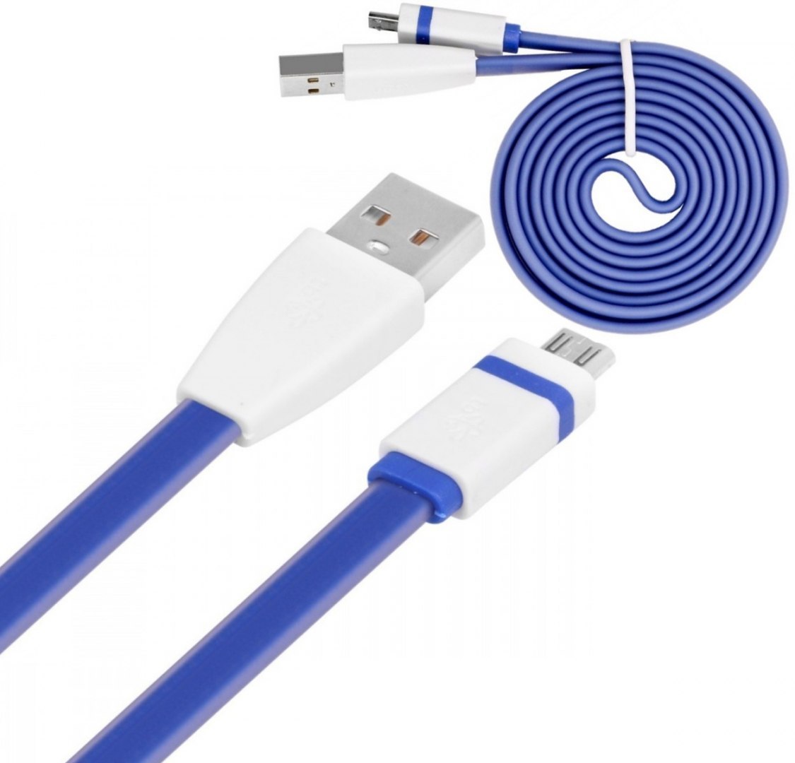 kabel-tb-aktbxku2fbaw10n-usb-micro-usb-1m-niebieski kabel-tb-aktbxku2fbaw10n-usb-micro-usb-1m-niebieski