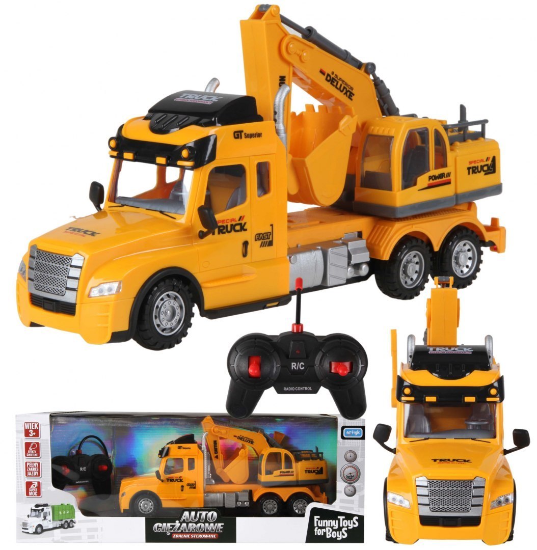 ZABAWKA SAMOCHÓD-KOPARKA ZDALNIE STEROWANA FUNNY TOYS FOR BOYS ZABAWKA SAMOCHÓD-KOPARKA ZDALNIE STEROWANA FUNNY TOYS FOR BOYS