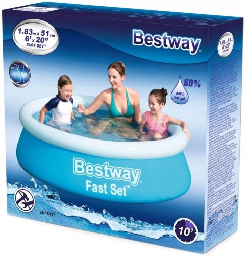 BASEN DMUCHANY BESTWAY 57392 (183X51CM) BASEN DMUCHANY BESTWAY 57392 (183X51CM)