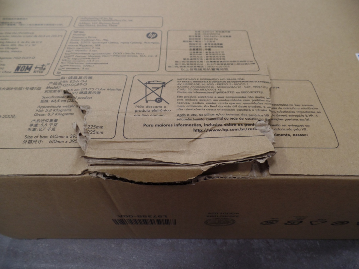 MONITOR HP E24T G4 - OUTLET MONITOR HP E24T G4 - OUTLET