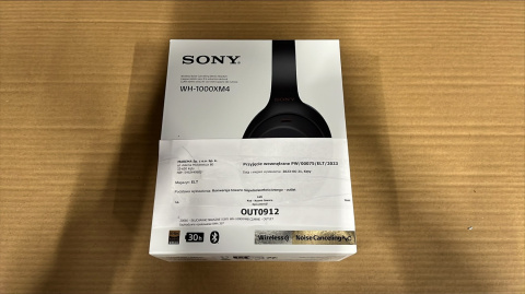 SŁUCHAWKI NAUSZNE SONY WH-1000XM4B CZARNE - OUTLET SŁUCHAWKI NAUSZNE SONY WH-1000XM4B CZARNE - OUTLET