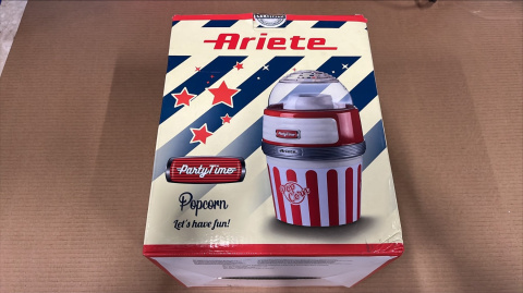 URZĄDZENIE DO POPCORNU ARIETE POPCORN XL 2957/0 PARTYTIME CZERWONE - OUTLET URZĄDZENIE DO POPCORNU ARIETE POPCORN XL 2957/0 PARTYTIME CZERWONE - OUTLET
