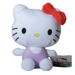 MASKOTKA Pluszak HELLO KITTY Fioletowa Przytulanka 16cm