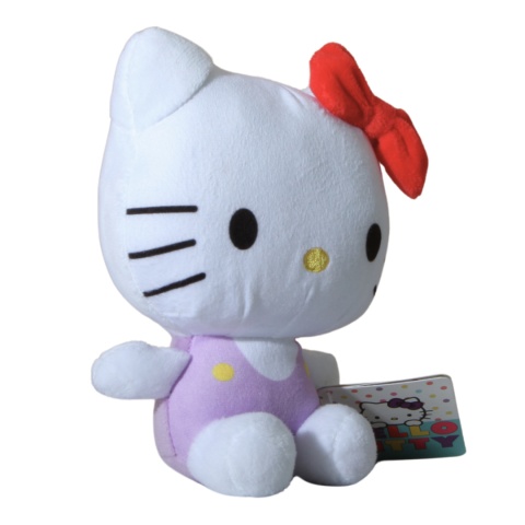MASKOTKA Pluszak HELLO KITTY Fioletowa Przytulanka 16cm MASKOTKA Pluszak HELLO KITTY Fioletowa Przytulanka 16cm