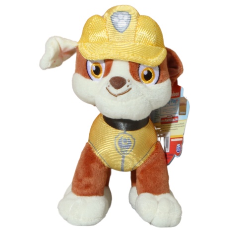 MASKOTKA RUBBLE PSI PATROL Przytulanka Piesek 19cm MASKOTKA RUBBLE PSI PATROL Przytulanka Piesek 19cm