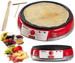 NALEŚNIKARKA ARIETE CREPES MAKER 202/0 PARTYTIME CZERWONA - OUTLET