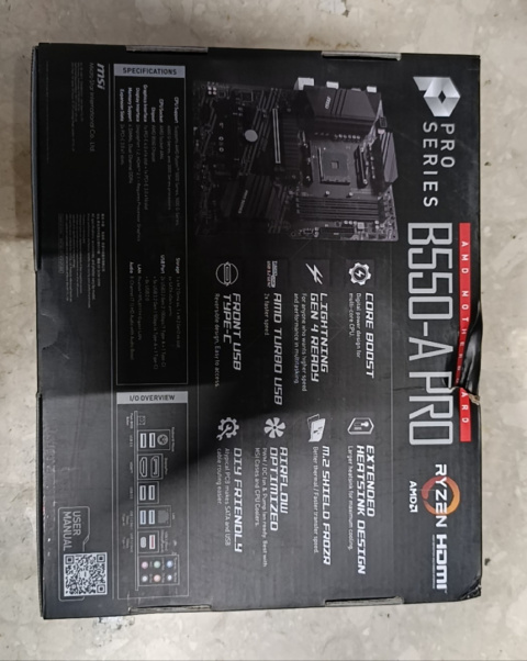 PŁYTA GŁÓWNA MSI B550-A PRO - OUTLET PŁYTA GŁÓWNA MSI B550-A PRO - OUTLET