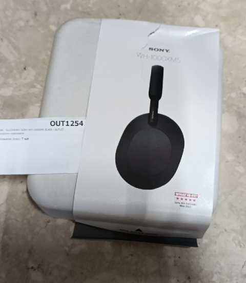 SŁUCHAWKI SONY WH-1000XM5 BLACK - OUTLET SŁUCHAWKI SONY WH-1000XM5 BLACK - OUTLET