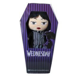 WEDNESDAY ADDAMS Lalka Maskotka W Pudełku 32cm