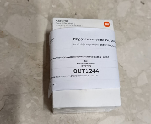 WIDEODOMOFON INTELIGENTNY XIAOMI DOORBELL 3 - OUTLET WIDEODOMOFON INTELIGENTNY XIAOMI DOORBELL 3 - OUTLET