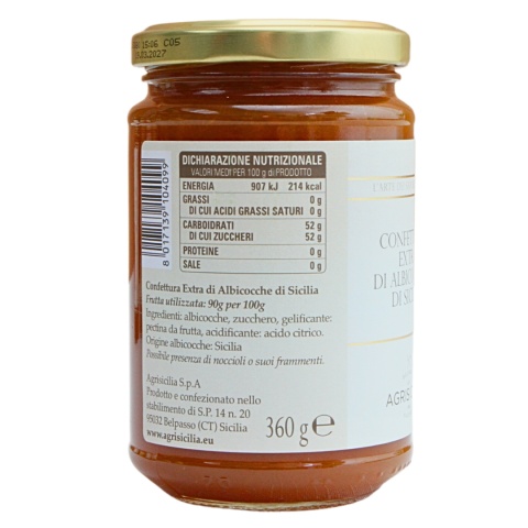 AGRISICILIA Sycylijska Konfitura Z Moreli 360g AGRISICILIA Sycylijska Konfitura Z Moreli 360g