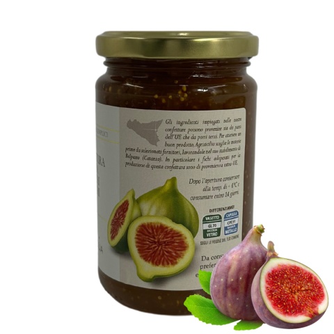 AGRISICILIA Sycylijska Konfitura z Białej Figi 360g AGRISICILIA Sycylijska Konfitura z Białej Figi 360g