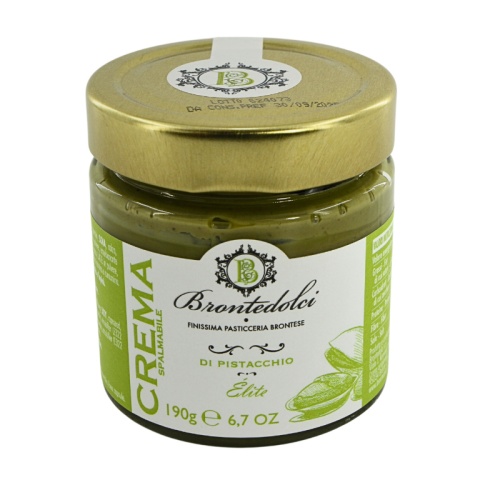 BRONTEDOLCI Krem pistacjowy 40% Bronte Sycylia BRONTEDOLCI Krem pistacjowy 40% Bronte Sycylia