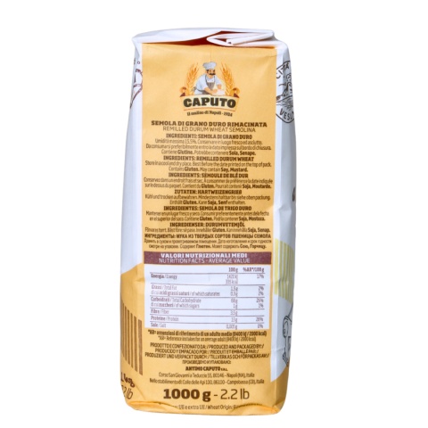 CAPUTO SEMOLA Włoska Mąka Z Pszenicy Durum 1kg CAPUTO SEMOLA Włoska Mąka Z Pszenicy Durum 1kg