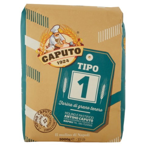 CAPUTO Włoska Mąka Pszenna Tipo 1 z Zarodkami Pszenicy 5kg CAPUTO Włoska Mąka Pszenna Tipo 1 z Zarodkami Pszenicy 5kg