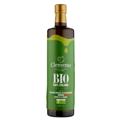 CLEMENTE BIO 100% Italiano Oliwa Z Oliwek Extra Vergine 750ml