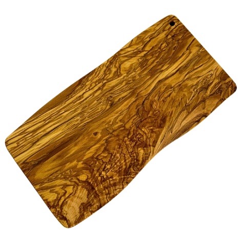 Deska z drewna oliwnego do krojenia serwowania 30x18cm Deska z drewna oliwnego do krojenia serwowania 30x18cm