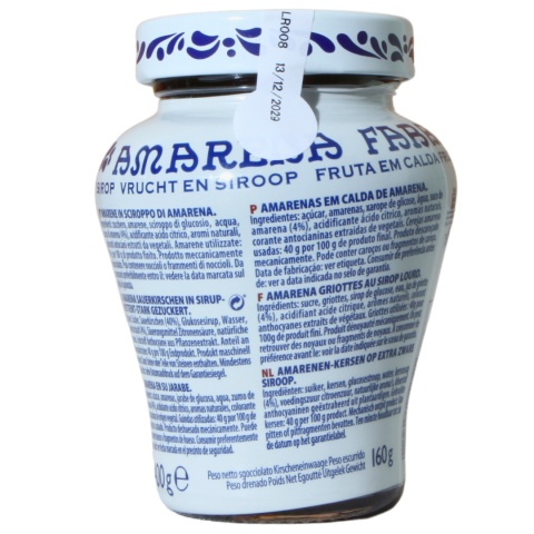 FABBRI AMARENA Drylowane Wiśnie w Syropie 400g Włochy FABBRI AMARENA Drylowane Wiśnie w Syropie 400g Włochy