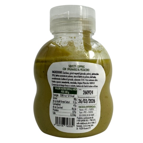 GUSTO ETNA Włoski Krem Pistacjowy POLEWA 200g GUSTO ETNA Włoski Krem Pistacjowy POLEWA 200g