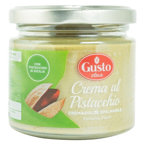 GUSTO ETNA Włoski Krem Pistacjowy Pistacchio 190g GUSTO ETNA Włoski Krem Pistacjowy Pistacchio 190g