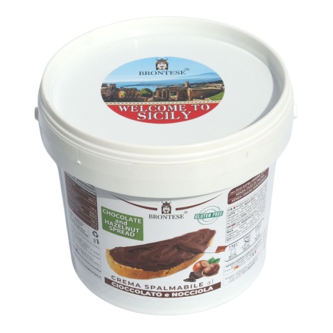 KREM CZEKOLADOWO-ORZECHOWY włoski BRONTESE z Sycyli 3kg gastronomia KREM CZEKOLADOWO-ORZECHOWY włoski BRONTESE z Sycyli 3kg gastronomia