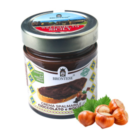 KREM CZEKOLADOWO-ORZECHOWY włoski BRONTESE z Sycylii 200g