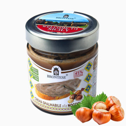KREM ORZECH LASKOWY 45% włoski BRONTESE z Sycylii 200g