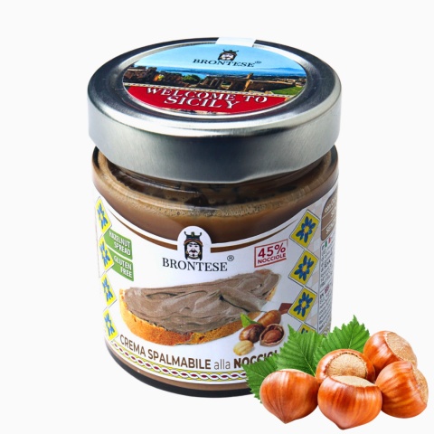 KREM ORZECH LASKOWY 45% włoski BRONTESE z Sycylii 200g
