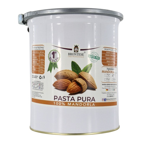 Krem MIGDAŁY 100% pasta Prima Scelta włoska BRONTESE z Sycyli 3kg Krem MIGDAŁY 100% pasta Prima Scelta włoska BRONTESE z Sycyli 3kg