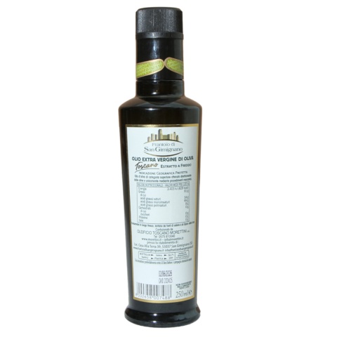 MORETTINI Frantoio di San Gimignano Oliwa Extra Vergine 250ml Włochy MORETTINI Frantoio di San Gimignano Oliwa Extra Vergine 250ml Włochy