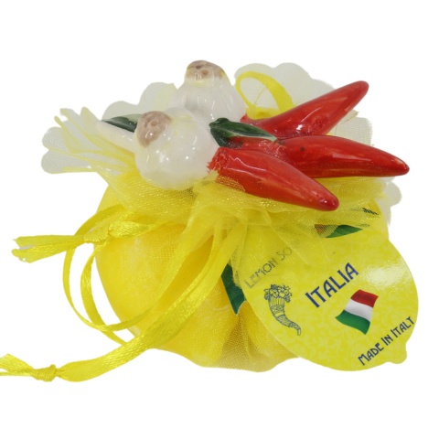 MYDŁO CYTRYNY MINI 3 szt Czosnek 2 Chili Italia Włochy Prezent MYDŁO CYTRYNY MINI 3 szt Czosnek 2 Chili Italia Włochy Prezent