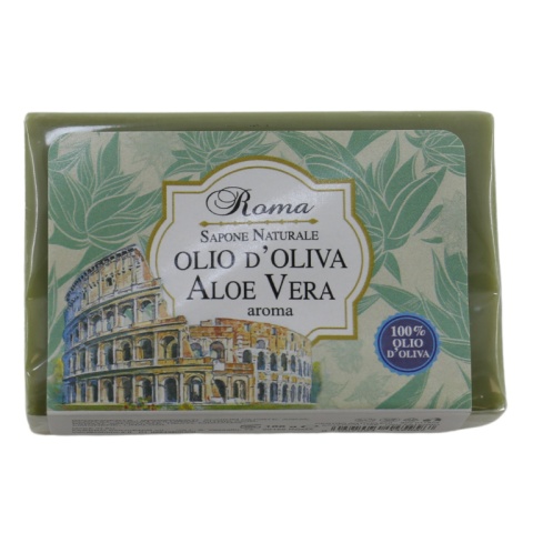 Mydło z Oliwą z Oliwek w kostce - ALOES Roma 100g Mydło z Oliwą z Oliwek w kostce - ALOES Roma 100g