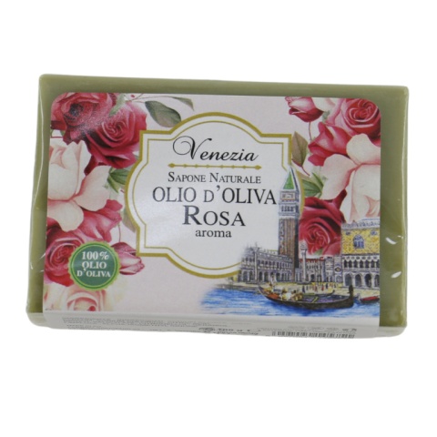Mydło z Oliwą z Oliwek w kostce - RÓŻA Venezia 100g Mydło z Oliwą z Oliwek w kostce - RÓŻA Venezia 100g