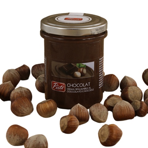 PISTI CHOCOLAT włoski krem z czekolady i orzechów laskowych 200g PISTI CHOCOLAT włoski krem z czekolady i orzechów laskowych 200g