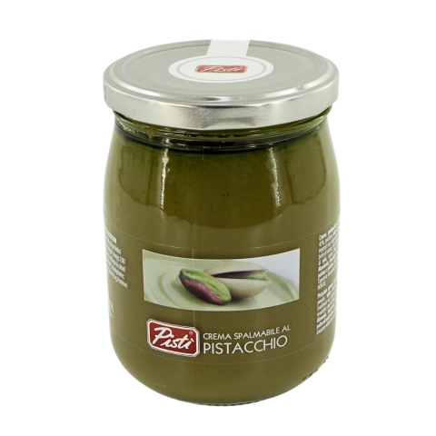 PISTI CREMA DI PISTACCHIO włoski krem pistacjowy Sycylia 600g PISTI CREMA DI PISTACCHIO włoski krem pistacjowy Sycylia 600g