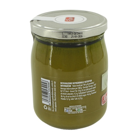 PISTI CREMA DI PISTACCHIO włoski krem pistacjowy Sycylia 600g PISTI CREMA DI PISTACCHIO włoski krem pistacjowy Sycylia 600g