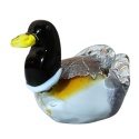 SZKLANA DEKORACJA Kaczka 12 cm Typu MURANO
