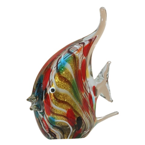 SZKLANA DEKORACJA Ryba Wielobarwna 21cm Typu MURANO SZKLANA DEKORACJA Ryba Wielobarwna 21cm Typu MURANO