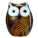 SZKLANA DEKORACJA Sowa 11cm Typu MURANO