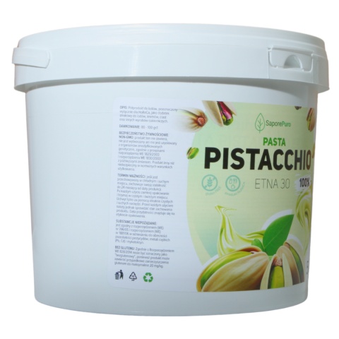 SaporePuro Krem Pistacjowy 100% Etna 30 Włochy 5kg SaporePuro Krem Pistacjowy 100% Etna 30 Włochy 5kg