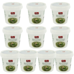 Zestaw PISTI CREMA DI PISTACCHIO krem pistacjowy 45% Sycylia 1kg x10 szt.