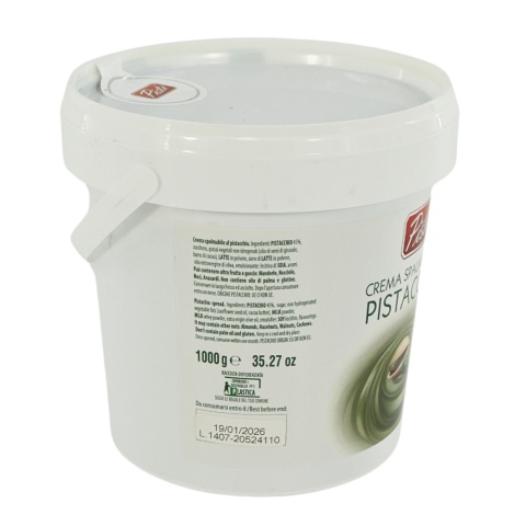 Zestaw PISTI CREMA DI PISTACCHIO krem pistacjowy 45% Sycylia 1kg x3 szt. Zestaw PISTI CREMA DI PISTACCHIO krem pistacjowy 45% Sycylia 1kg x3 szt.