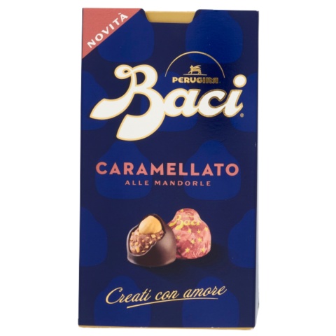 BACI PERUGINA Włoskie Praliny Caramellato Alle Mandorle 200g BACI PERUGINA Włoskie Praliny Caramellato Alle Mandorle 200g