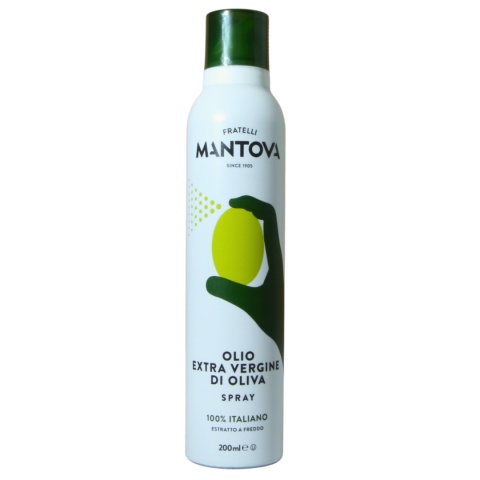 FRATELLI MANTOVA Oliwa z Oliwek Extra Vergine w Sprayu 200ml FRATELLI MANTOVA Oliwa z Oliwek Extra Vergine w Sprayu 200ml