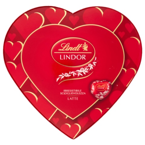 LINDT LINDOR Praliny Serce Czekolada Mleczna Walentynki 178g LINDT LINDOR Praliny Serce Czekolada Mleczna Walentynki 178g