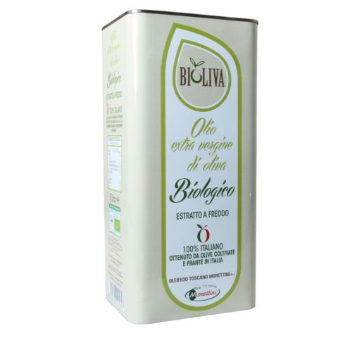 MORETTINI BIOLIVA Extra Vergine Puszka 5L 100% Italiano Włochy Toskania MORETTINI BIOLIVA Extra Vergine Puszka 5L 100% Italiano Włochy Toskania