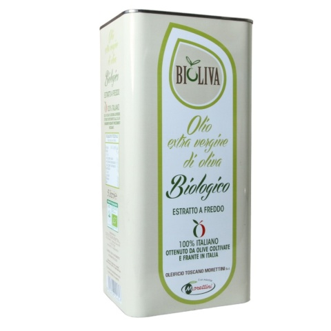 MORETTINI BIOLIVA Extra Vergine Puszka 5L 100% Italiano Włochy Toskania MORETTINI BIOLIVA Extra Vergine Puszka 5L 100% Italiano Włochy Toskania