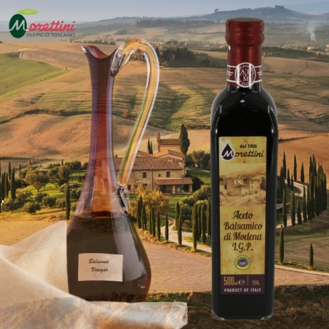 MORETTINI ocet balsamiczny IGP z Modeny 500ml Włochy Toskania MORETTINI ocet balsamiczny IGP z Modeny 500ml Włochy Toskania