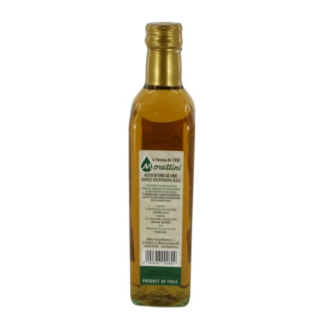 MORETTINI ocet winny białe wino 500ml Włochy Toskania MORETTINI ocet winny białe wino 500ml Włochy Toskania
