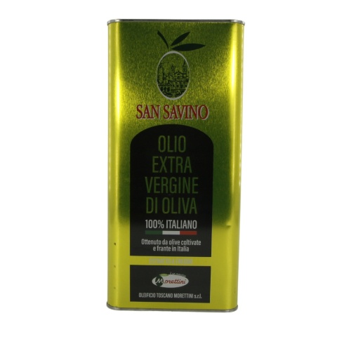 MORETTINI oliwa extra vergine SAN SAVINO puszka 5L Włochy Toskania MORETTINI oliwa extra vergine SAN SAVINO puszka 5L Włochy Toskania
